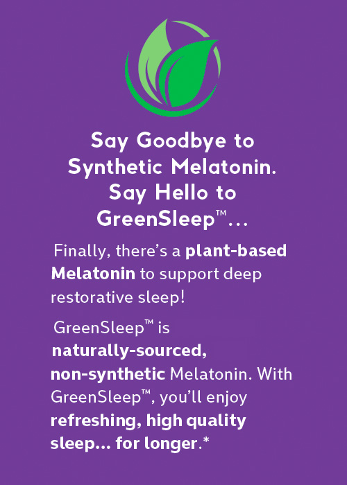 GreenSleep Plant-Based Melatonin - 3mg | Purity Products