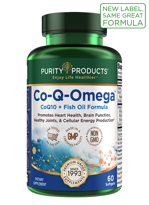 Co-Q-Omega™: CoQ10 and Omega-3 Fish Oil Formula | Purity Products