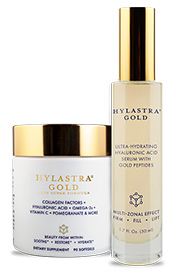 PURITY HYLASTRA® GOLD – Anti-aging Serum + Soft-gels Combo Pack