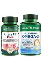 ARTERY PILL KIT (Artery Pill Core + Ultra-Pure Omega 60 soft-gels)